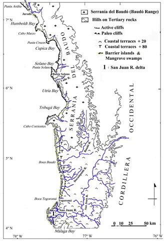 Vertientes hidrográficas de Colombia: qué son, vertientes importantes