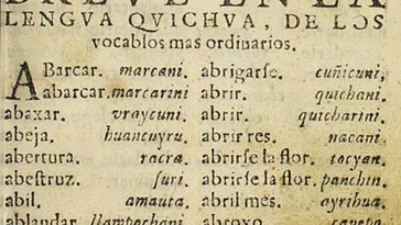176 Palabras En Quechua Traducidas Al Espanol Lifeder