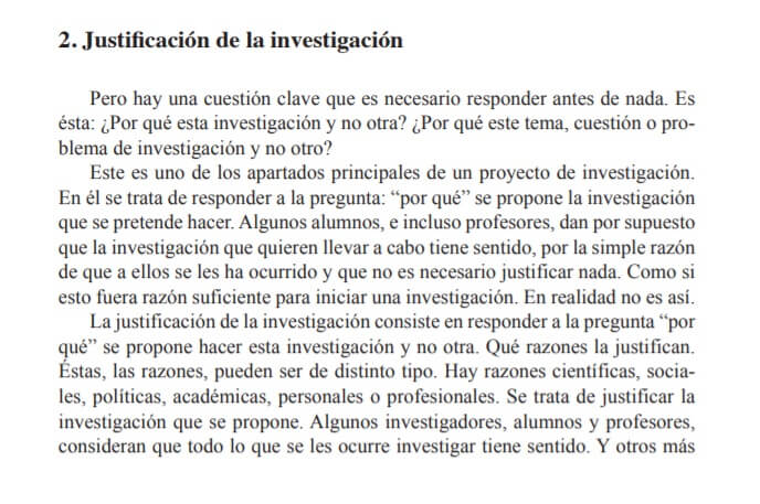 Como Redactar La Justificacion De Un Trabajo De Investigacion Para ...