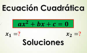 ¿Cuántas soluciones tiene una ecuación cuadrática?