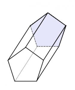 Prisma pentagonal: características, partes, vértices, aristas, volumen