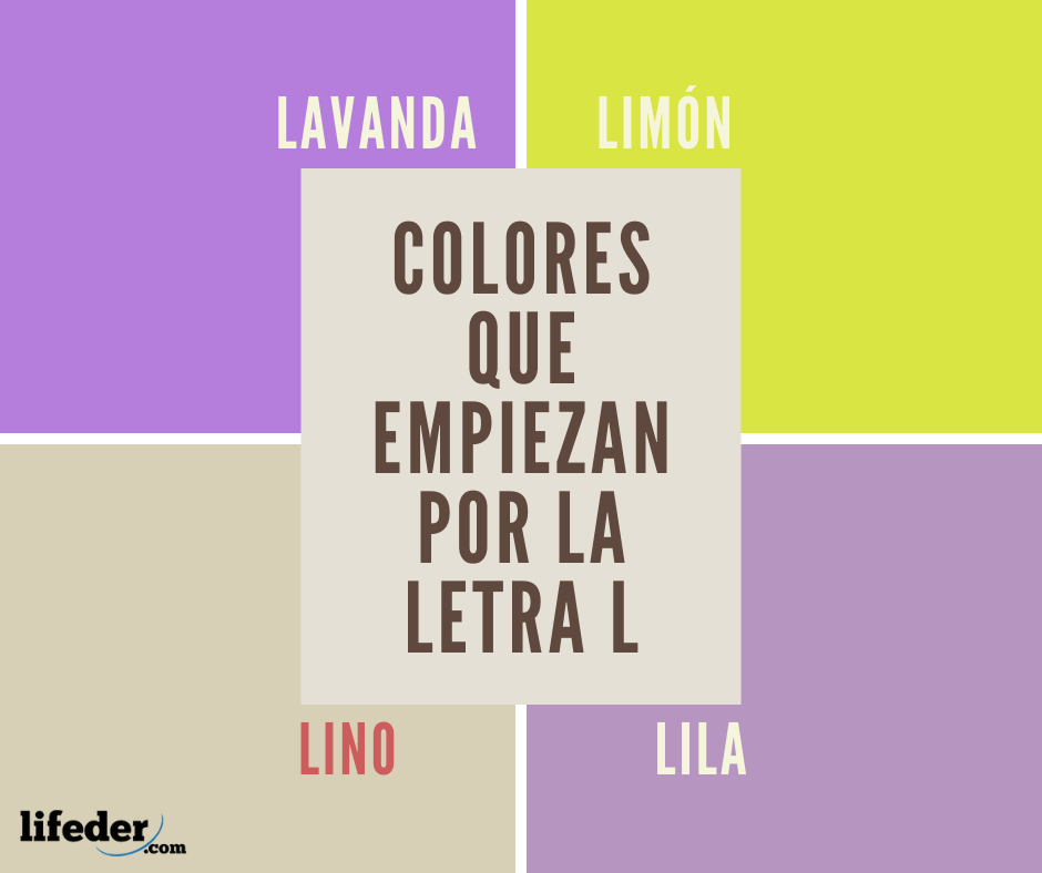 Los 18 colores que empiezan con L más famosos (Nombre, Hex)