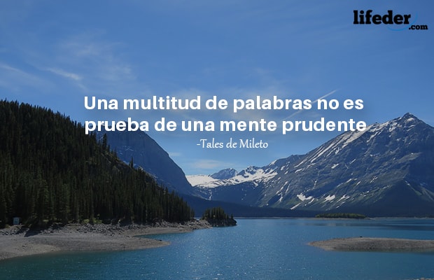 Frases Famosas De Tales De Mileto www.lifeder.com