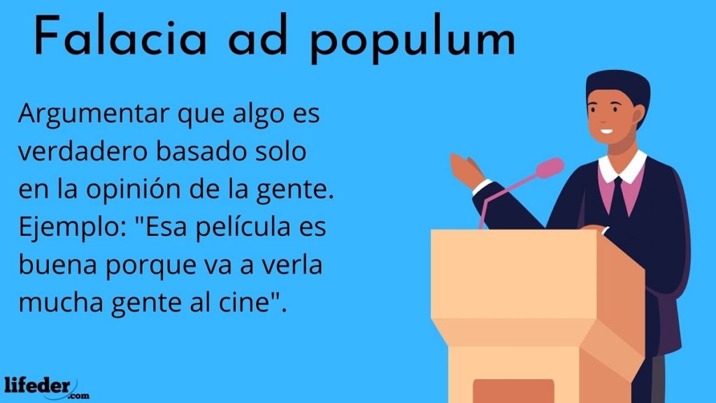 Ejemplo populum argumentum ad ad ¿En