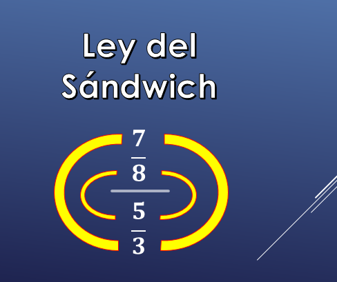 Ley del sandwich