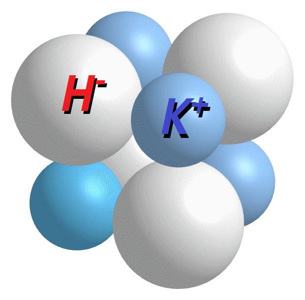 Hidruro de potasio: estructura, formación, propiedades