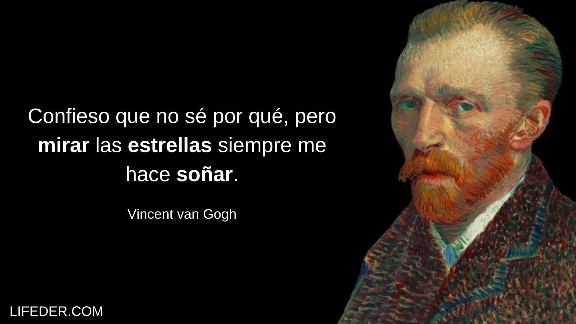 65+ frases de van Gogh sobre el arte, amor y superación