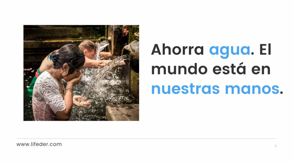 100 Frases para Cuidar el Agua en Casa y el Mundo (Cortas)