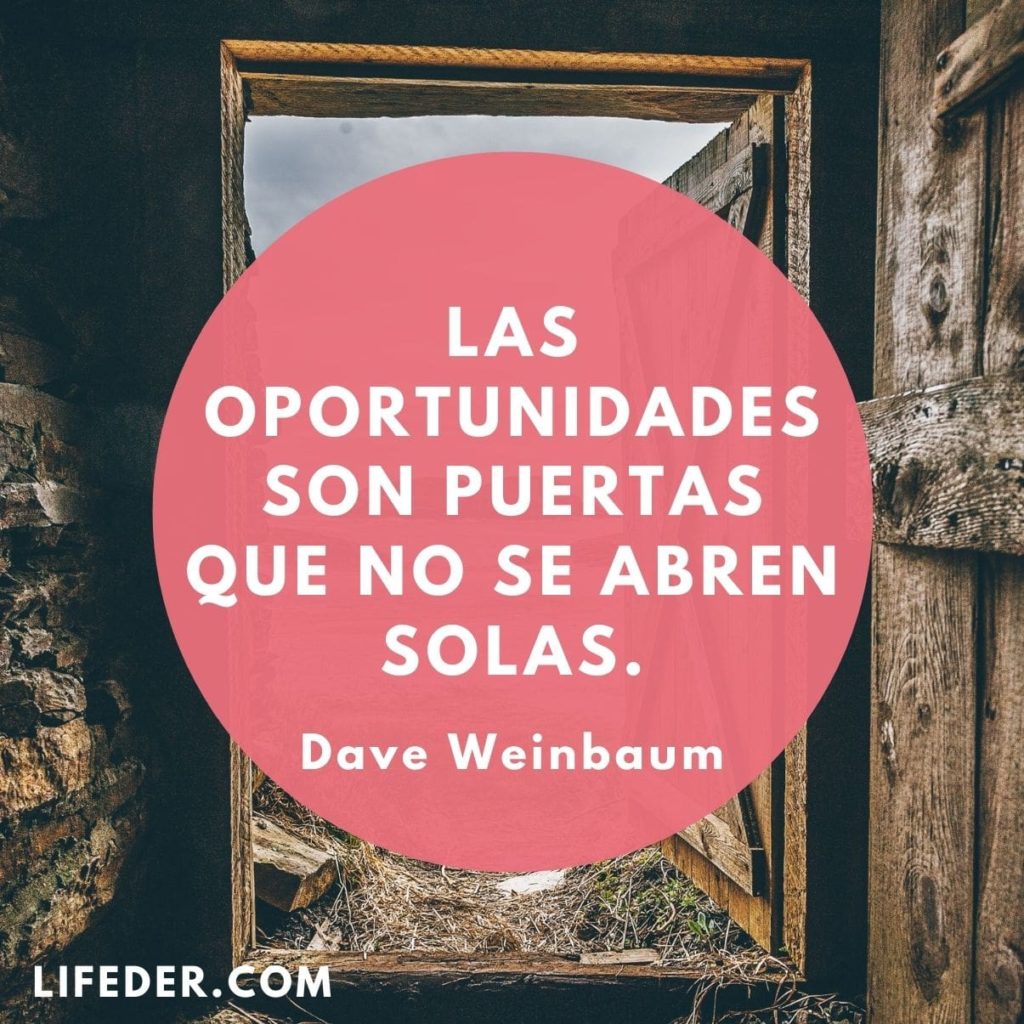 100 Frases de Oportunidades en la Vida, Nuevas y Perdidas