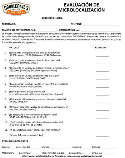 Microlocalización de un proyecto o empresa