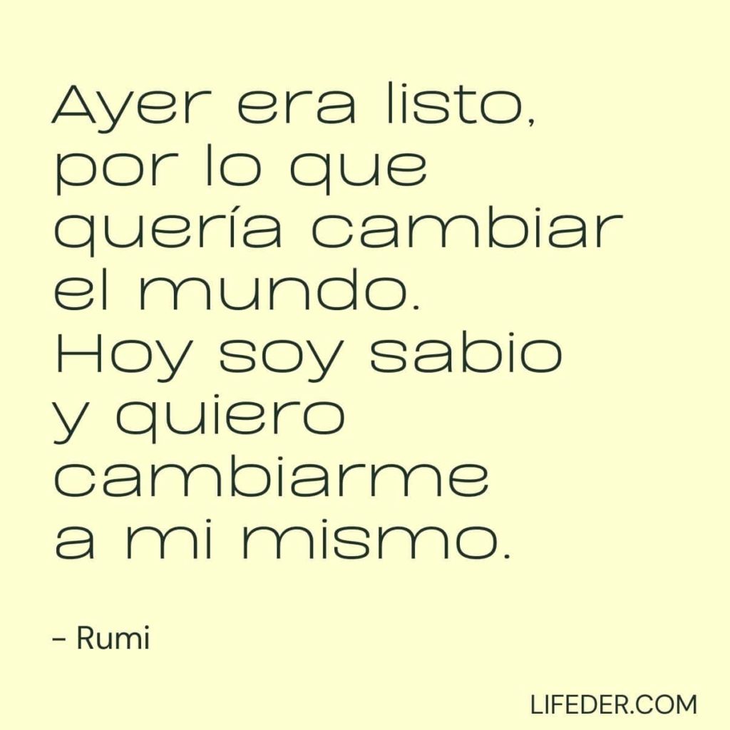 100 Frases de Cambio y Transformación de Vida y de Actitud