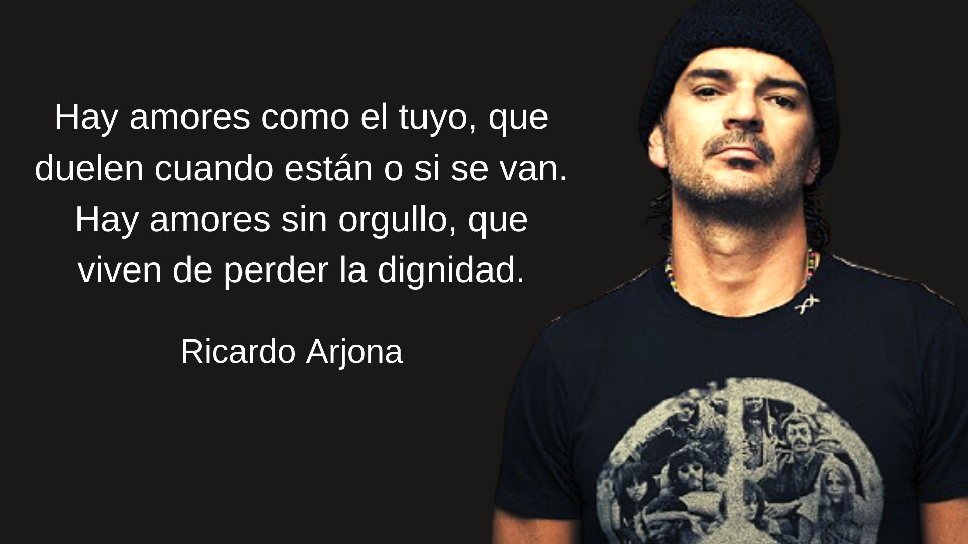 100 frases de Ricardo Arjona de amor y para enamorar