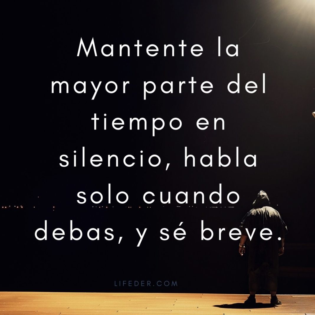 100 frases sobre el silencio en la vida y de las personas
