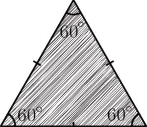 Triángulo equilátero: características, propiedades, fórmulas, área