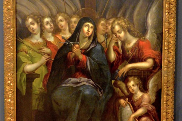 La dolorosa, obra de Cristóbal de Villalpando. Fuente: [[File:La Dolorosa (Cristóbal de Villalpando).JPG|La Dolorosa (Cristóbal de Villalpando)]], vía Wikimedia Commons.