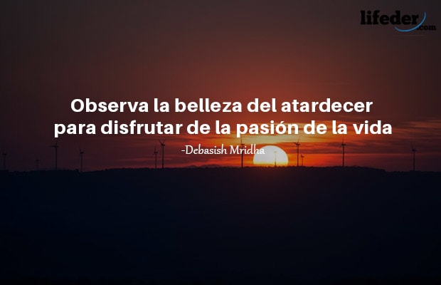 Las 105 mejores frases sobre el atardecer