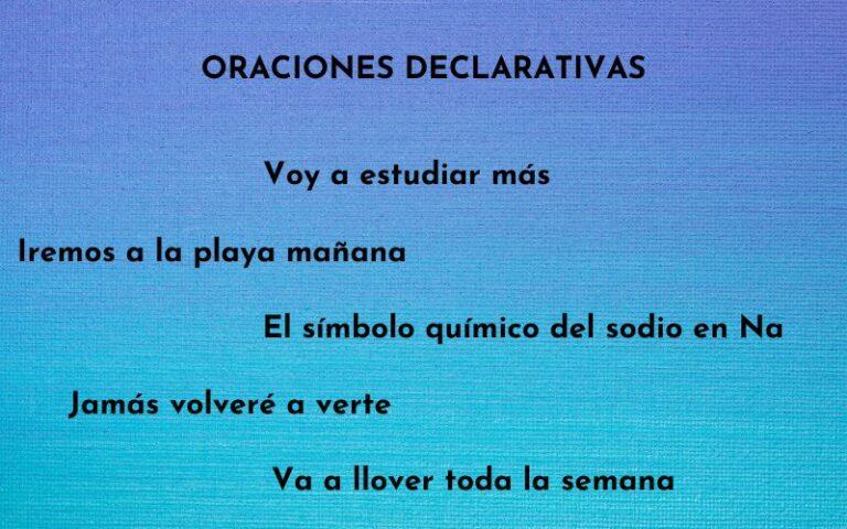 Enunciados declarativos: qué son y ejemplos