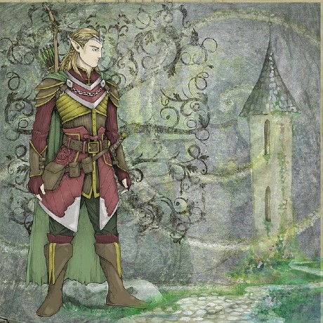 Ilustración de elfo