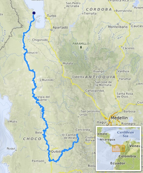 Río Atrato: historia, características, recorrido, afluentes, flora, fauna