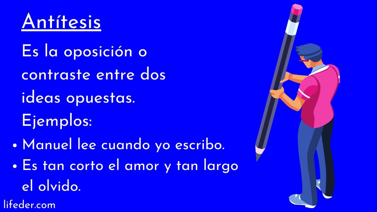 Antítesis qué es, ejemplos en oraciones, canciones y poemas