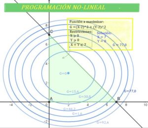 Programación no lineal: métodos y ejercicios