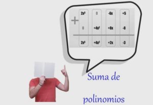 Suma de polinomios, como se hace, ejemplos, ejercicios