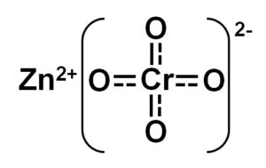 Cromato de zinc: estructura, propiedades, obtención, usos