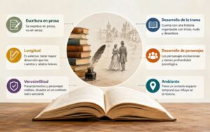 Características de la novela
