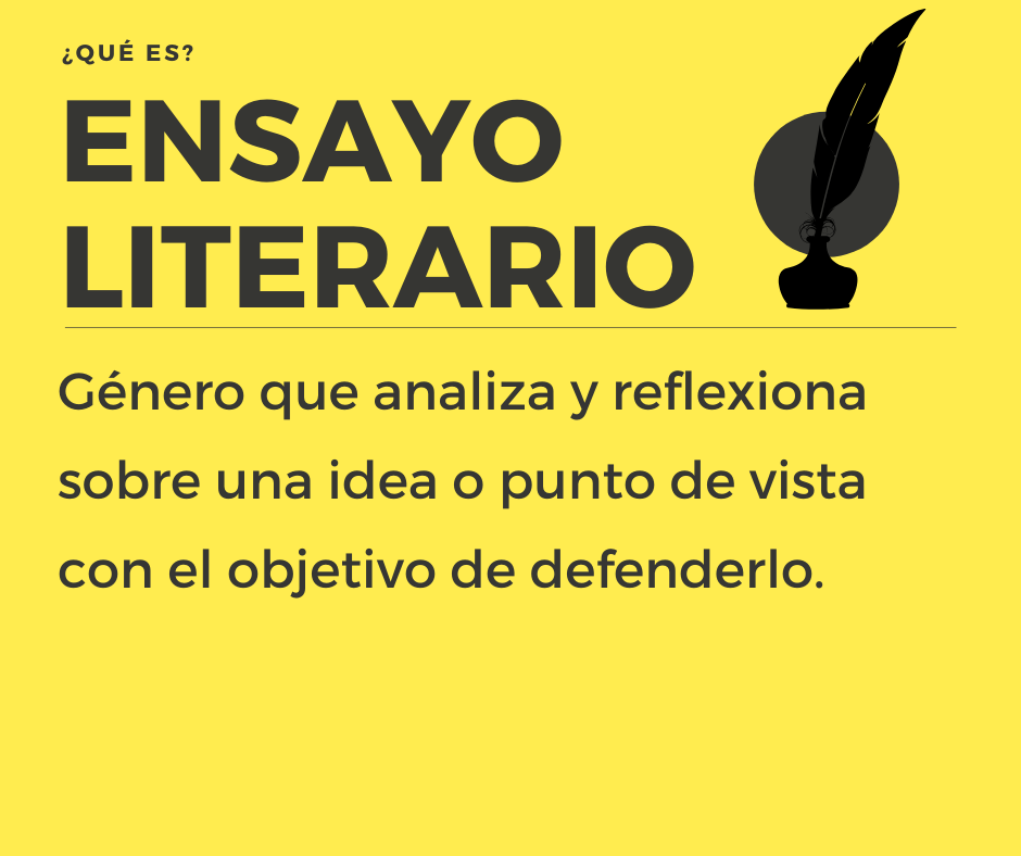 Hermano libertad arrepentirse TER-PXP: El ensayo literario