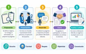 Partes de una entrevista