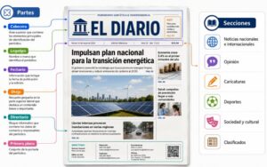 Partes y secciones de un periódico