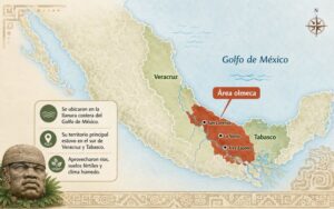 Ubicación geográfica de los olmecas