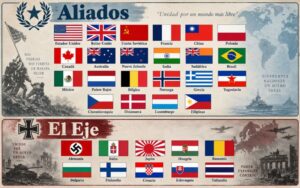 Países que participaron en la Segunda Guerra Mundial