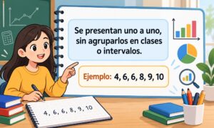 Datos no agrupados