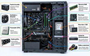 Partes internas de una computadora