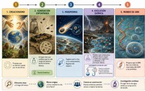 Teorías del origen de la vida