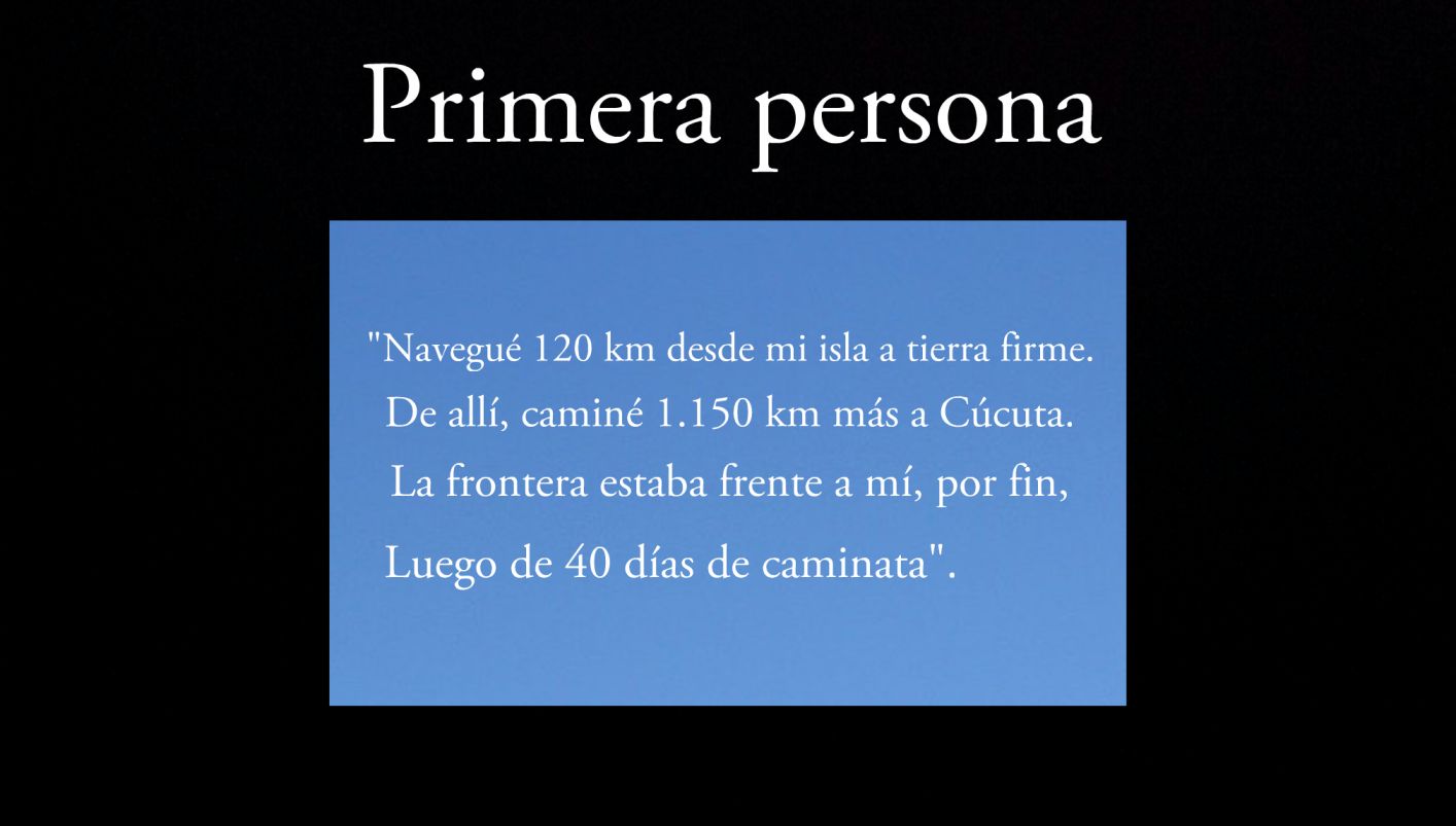 Primera persona: redacción, narración y ejemplos