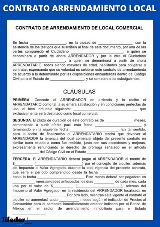 Como Llenar Un Contrato De Arrendamiento Ejemplo Ejemplo Sencillo 1fa