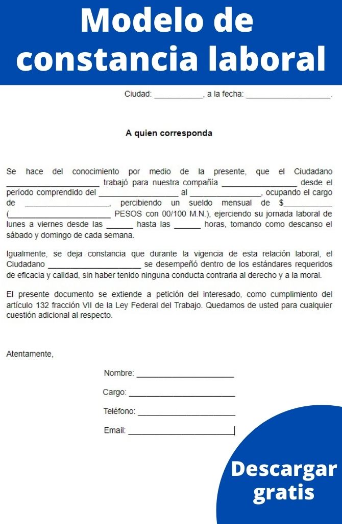 Constancia laboral formato word guatemala image to u
