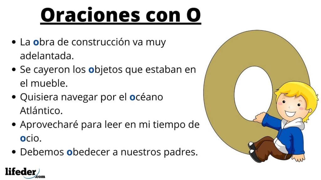Ejemplos De Oraciones Con O