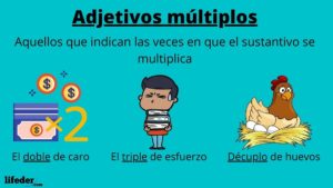 Adjetivos múltiplos