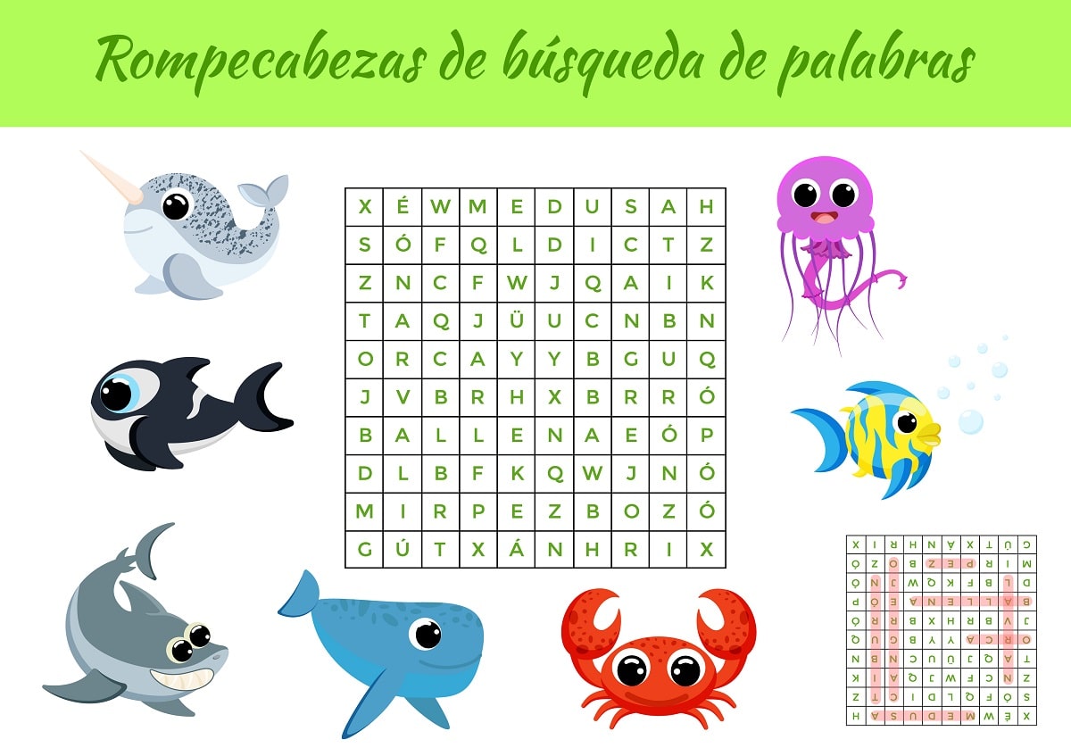 20 Crucigramas para Niños en Español (Divertidos y Fáciles)