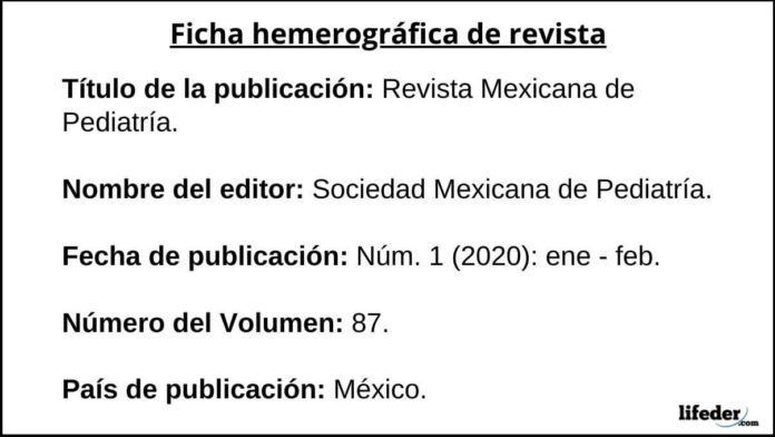 Fichas hemerográficas: definición, elementos, ejemplos