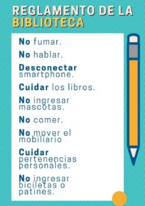 Reglamento de biblioteca: normas más importantes