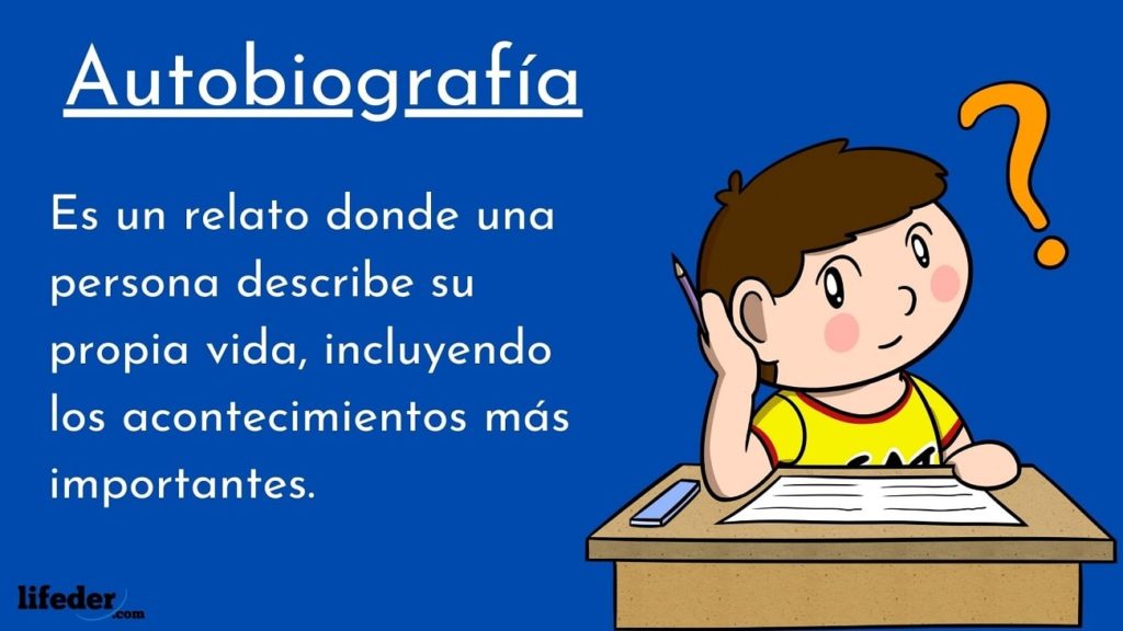 Prueba tramo flexible Autobiografía: qué es, características, partes, cómo hacerla, ejemplo