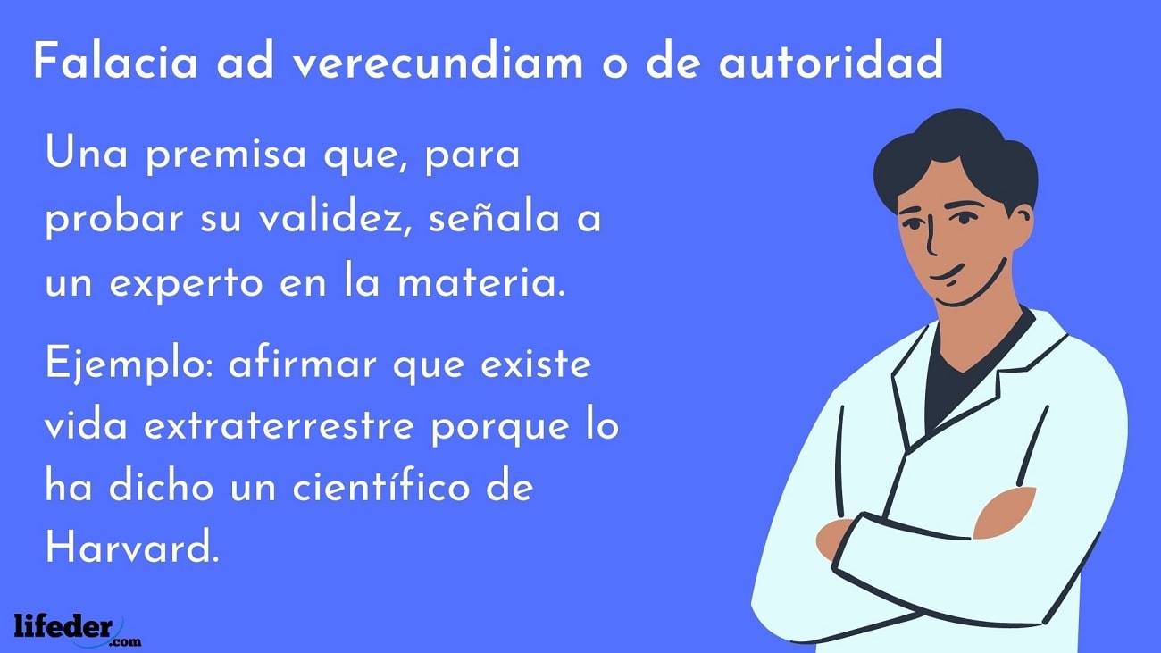 Falacia ad verecundiam o de autoridad qué es, características y ejemplos Falacia ad verecundiam o de autoridad qué es, características y ejemplos