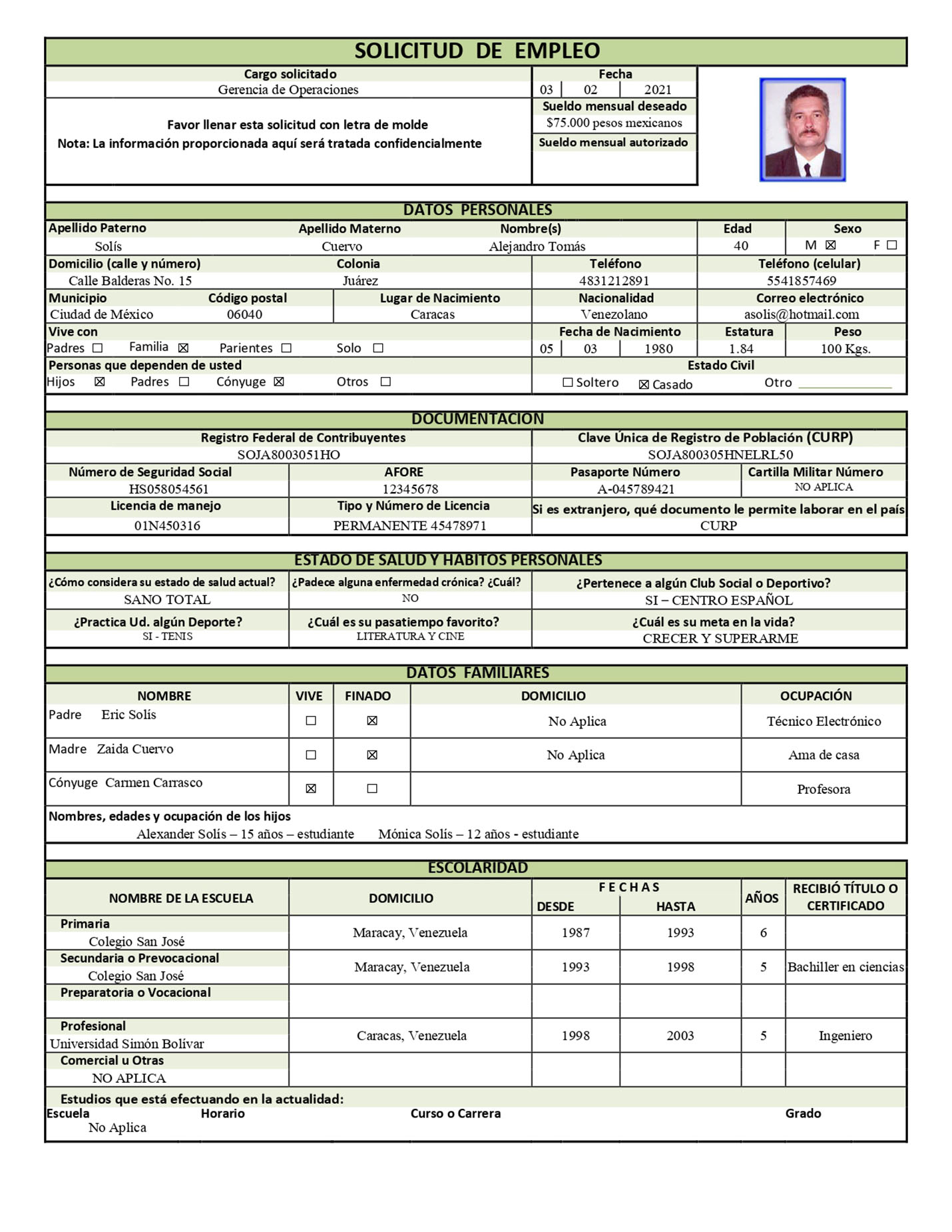 Res Menes De Solicitud De Empleo Descarga Apuntes De Solicitud De