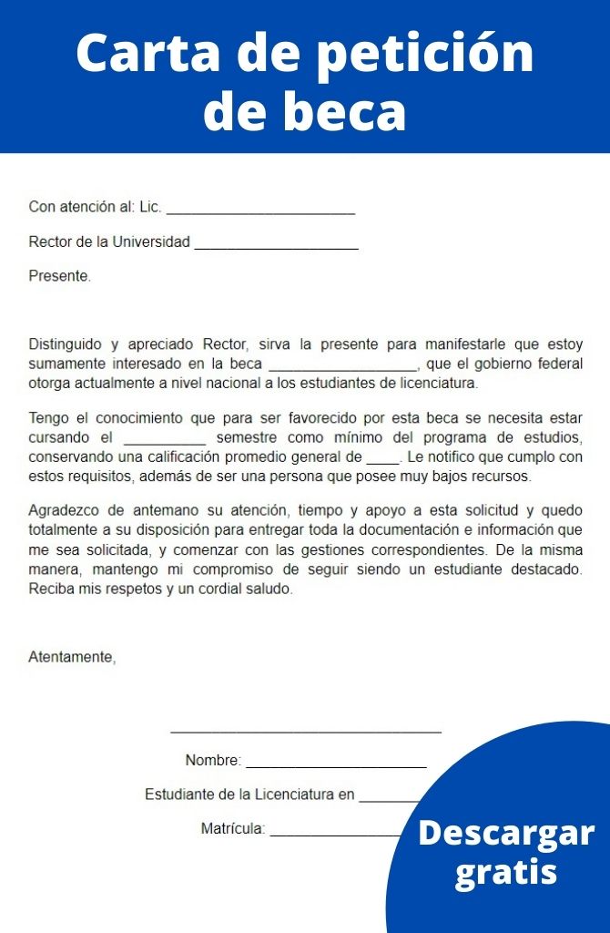 Carta De Peticion Ejemplo