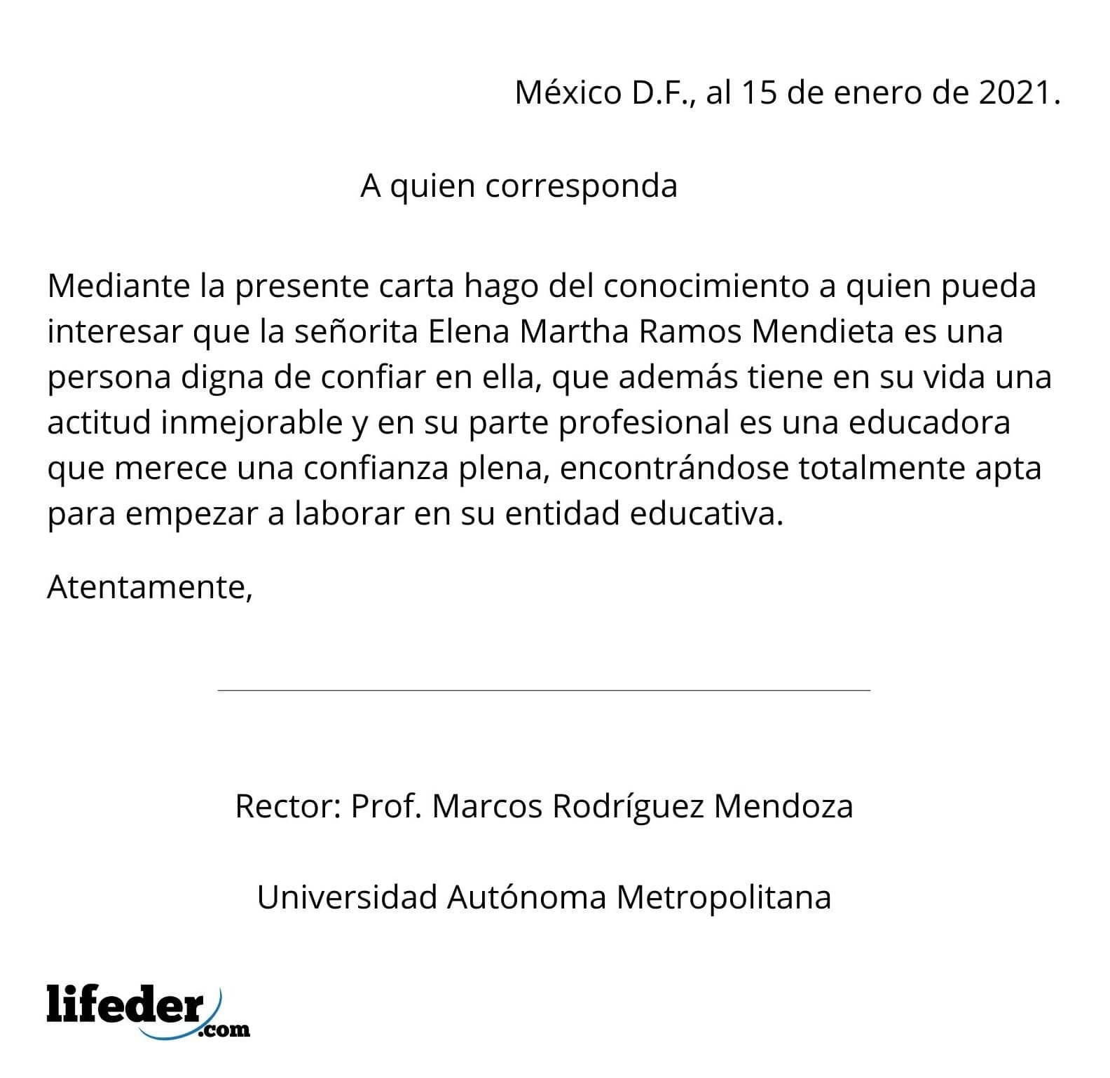 Carta de buena conducta c mo hacerla ejemplos formato