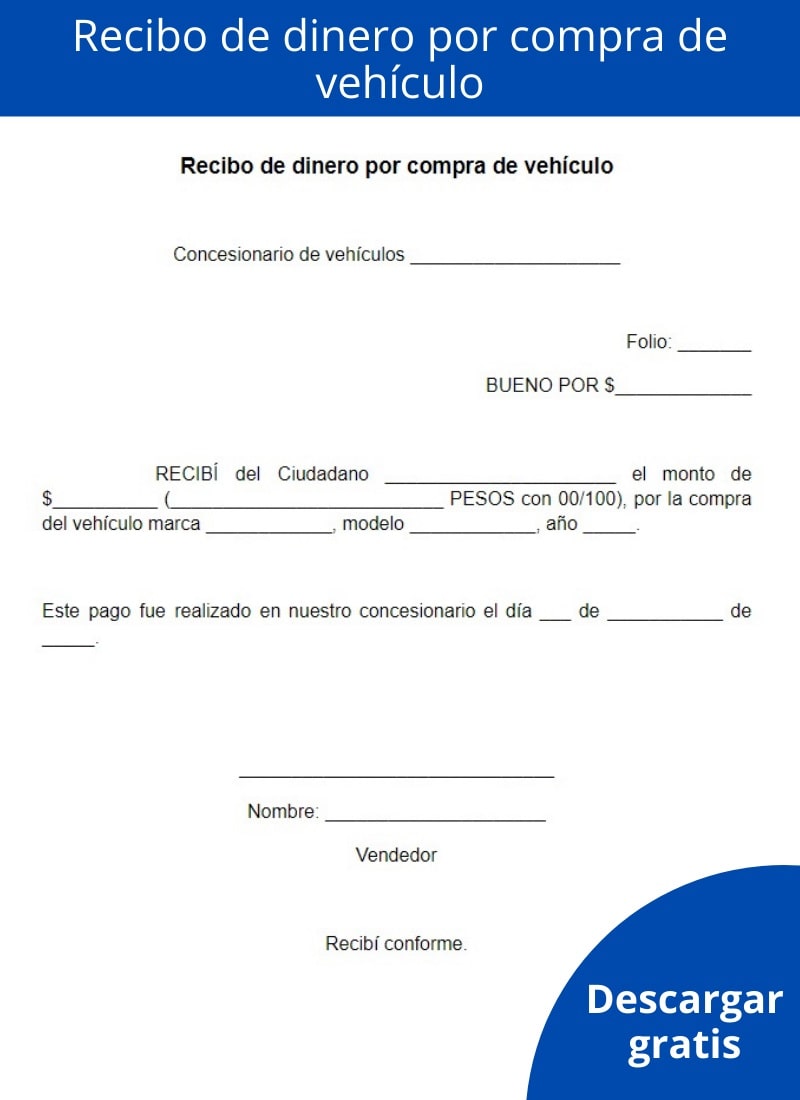 Ejemplo de recibo de compra venta de terreno actualizado octubre